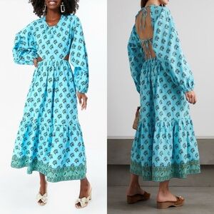 Tuckernuck Hanna Artwear Carmen Cosmos Cotton Printed Floral Maxi Dress